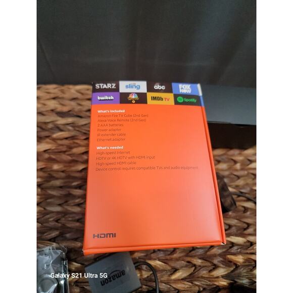 Amazon Fire TV Cube Hands-Free Streaming Device Alexa 4K Ultra HD 2nd Gen NewBox - Picture 15 of 16